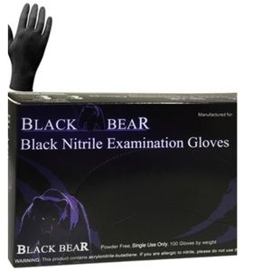 Black Nitrile & Latex Gloves